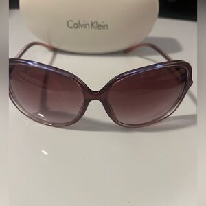Calvin Klein Women's Purple Gradient Sunglasses
